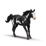 Schleich Horse Club - Paint Horse Gelding - 7" Hand-Painted Collectable, Realistic Toy Horse Figurine for Girls and Boys. Durable, Educational Figure for Fun Imaginative Play. Kids Toys Ages 5+ 14900