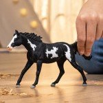 Schleich Horse Club - Paint Horse Gelding - 7" Hand-Painted Collectable, Realistic Toy Horse Figurine for Girls and Boys. Durable, Educational Figure for Fun Imaginative Play. Kids Toys Ages 5+ 14900