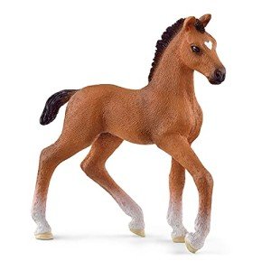 Schleich Horse Club Realistic Oldenburger Foal Baby Horse Figurine - Detailed Horse Toy, Durable for Education and Imaginative Play for Girls and Boys, Gift for Kids Ages 5+