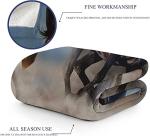 Horse Blanket, Soft Warm Fuzzy Fleece Plush Blanket 60''x50'', Smooth Cozy Flannel Throw Blanket for Bed/Couch/Office/Camping