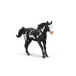 Schleich Horse Club - Paint Horse Gelding - 7" Hand-Painted Collectable, Realistic Toy Horse Figurine for Girls and Boys. Durable, Educational Figure for Fun Imaginative Play. Kids Toys Ages 5+ 14900