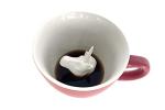 Creature Cups UNICORN Ceramic Cup (11 Ounce, Bubblegum Pink Exterior) - Horse, Pony Mug - Hidden 3D Animal Inside Mug - Birthday, Holiday, Housewarming Drinkware Gift for Coffee & Tea Lovers