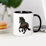 CafePress Black Stallion Horse Mug 11 oz (325 ml) Ceramic Coffee Mug