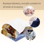 Ti Caldi Horse Blanket - Soft Cozy Lightweight Flannel Throw Blanket for Couch, Bed, Travel, Outdoor Use | Warm, Fluffy, Fuzzy Blankets for Adults Kids Women Men Boys Girls 50×60 in