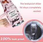 40 Oz Tumbler With Handle 40oz Horse Tumbler With Lid Straw Double Insulated Travel Coffee Mug Horse Lover Gifts for Women