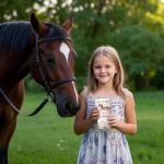 Qatdey Horse Gifts for Women/Girls, Christmas/Birthday Present for Horse Lover Tumbler 20oz, Just A Girl Who Loves Horses Mug 1PC