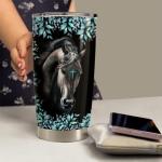 Horse Tumbler 20oz Stainless Steel Insulated Coffee Travel Mug Cup Christian Gifts for Horse Lover Girls Women Gift for Birthday Christmas
