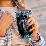 Horse Tumbler 20oz Stainless Steel Insulated Coffee Travel Mug Cup Christian Gifts for Horse Lover Girls Women Gift for Birthday Christmas