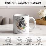 JRTW Horse Mug - Just a Girl Who Loves Horses Cup, Coffee Mug Ceramic, Gifts for Horse Lovers and Girls
