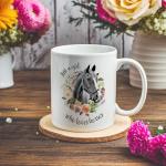 JRTW Horse Mug - Just a Girl Who Loves Horses Cup, Coffee Mug Ceramic, Gifts for Horse Lovers and Girls