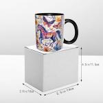 Horse Coffee Mug for Women Ceramic Tea Cup with Handle Funny Novelty Mugs Porcelain Mug Gift for Office Home 11oz