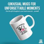 Panvola Easily Distracted By Dogs And Horses Dog Lover Gifts Horse Lover Gifts Farm Animals Dog Mom Dad Animal Lovers Equestrian Novelty Drinkware Ceramic Mug 11 oz White