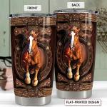 SANDJEST Horse Tumbler 20oz Stainless Steel Insulated Tumblers Coffee Travel Mug Cup Horses Gifts for Women Men Gift for Birthday Christmas