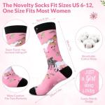Funnymoom 2 Pack Horse Gifts Set Skinny Tumbler 20 oz Travel Coffee Mug Novelty Cute Animals Socks, Christmas Birthday Party Gifts for Horse Themed
