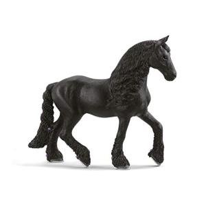 Schleich Horse Club Frisian Mare Horse Toy Figurine - Realistic Toy Figure with Detailed Braiding and Mane, Fun and Imaginative Play for Boys and Girls, Gift for Kids Ages 5+