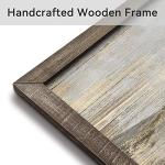 Large Horse Framed Wall Art: Framed Animal Horse Painting Wild Horse Artwork Wood Print for Bedroom(16x12)