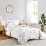 Sweet Jojo Designs 2-Piece Twin Comforter Set (Farm Animals) for Boys/Girls, Children, Kids Bedding, Bed in a Bag incl. Blanket & Pillow Sham (Watercolor Farmhouse, Lattice, Horse, Cow, Sheep, Pig)