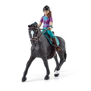 Schleich Horse Club — Lisa & Storm 10 Piece Horse Club Play Set with Rider and Hanoverian Gelding, Horse Gifts for Girls and Boys Ages 5+