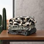 Wrangler - Throw Blanket, Soft Plush Fleece Bedding, Western Decor for Bed or Couch, Yellowstone Inspired, Oeko-Tex Certified (Jesse Brown, 50" x 60")