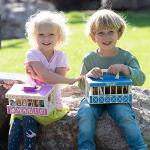 Breyer Horses Farms Wooden Stable Playset with 6 Horses | 6 Piece | 6 Stablemates Horses Included | 6” H x 9” L x 2.5” D | 1:32 Scale | Model #59217, Multi