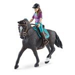 Schleich Horse Club — Lisa & Storm 10 Piece Horse Club Play Set with Rider and Hanoverian Gelding, Horse Gifts for Girls and Boys Ages 5+