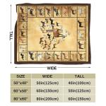 Horse Blanket Throws Horse Gifts Horses Throw Blanket for Girls Boys Kids Adults Soft Warm Cozy Fleece Blanket for Couch Sofa ​Bed 50"x40"