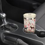 30 oz Horse Tumbler with Handle and Flip Straw, Vacuum Insulated Water Bottle Stainless Steel, Leak Proof Travel Coffee Mug Gifts for Horse Lover, Cute Floral Cup for Home Office Car Outdoors Sports