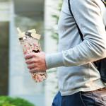 30 oz Horse Tumbler with Handle and Flip Straw, Vacuum Insulated Water Bottle Stainless Steel, Leak Proof Travel Coffee Mug Gifts for Horse Lover, Cute Floral Cup for Home Office Car Outdoors Sports