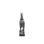 Deco 79 Polystone Horse Decorative Sculpture Home Decor Statue, Accent Figurine 9" x 3" x 9", Brown