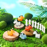 Shappy 80 Pcs Luminous Mini Horse Figurines Resin Miniature Cute Animals Mini Figurines Horse Glow in The Dark Ornament for Garden Accessories Landscape Cake DIY(Luminous)