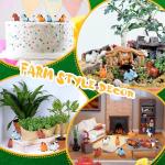 Shappy 80 Pcs Luminous Mini Horse Figurines Resin Miniature Cute Animals Mini Figurines Horse Glow in The Dark Ornament for Garden Accessories Landscape Cake DIY(Luminous)