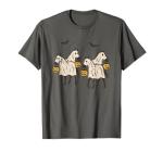 Cute Ghost Horses Halloween Trick or Treat T-Shirt T-Shirt