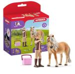 Schleich Horse Club Horse Toy for Girls and Boys Ages 5+, Groom with Icelandic Pony