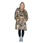 Catalonia Horse Print Oversized Blanket Hoodie Sweatshirt, Wearable Fleece Pullover for Adults Men Women