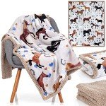 Horse Blanket - 50x60 Inch Luxuriously Soft Horse Throw Blanket - Most Beloved Horse Gifts for Girls, Women, and Horse Lovers Everywhere