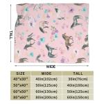 Western Horse Throw Blanket - Soft Plush Fleece Farm Animal Blankets- Cozy Horse Stuffed Gifts for Women Girls Kids 40"X50"