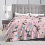 Western Horse Throw Blanket - Soft Plush Fleece Farm Animal Blankets- Cozy Horse Stuffed Gifts for Women Girls Kids 40"X50"