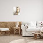 Stupell Industries Abstract Brown Horse Portrait, Designed By Ethan Harper, 16 x 20, Canvas Wall Art