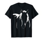 Elegant Horse Silhouette Graphic Art Design for Horse Lovers T-Shirt