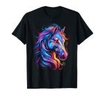 Horse Shirt Women Teen Girls Kids Beautiful Horse Graphic T-Shirt