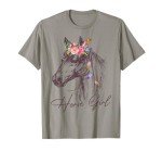 Horse-Shirt Horse Girl Teen Women Cowgirl Horseback Riding T-Shirt