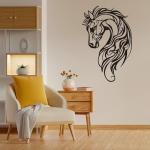 Zckjnoi Horse Wall Decor - Elegant Horse Wall Art with Canvas Prints for Bedroom & Girls Room Decor, Cuadros de Caballos