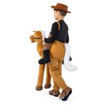 Dress Up America Ride A Horse Costume - Animal Jumpsuit for Kids– Western Cowboy Plush Animal Outfit for Boys