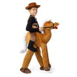 Dress Up America Ride A Horse Costume - Animal Jumpsuit for Kids– Western Cowboy Plush Animal Outfit for Boys