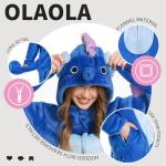 OLAOLA Adult Animal Onesie, Unisex Seahorses Onesies, Plush Cosplay Pajamas, One Piece Sleepwear Costume, Large
