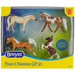 Breyer Horses Stablemates Pintos & Palominos Collection | 4 Horse Set | 1:32 Scale | 3.75" x 2.5" | Horse Toy | Model #6226