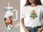 40 OZ Horse Tumbler with Handle.Horse Lover Cup Gift.40 OZ Unique Birthday Christmas Horse Tumblers Gifts for Women Men.