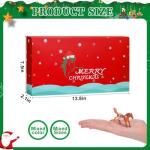 Jenaai 24 Pcs Horse Advent Calendar 2025 Christmas Countdown Calendar Holiday Collection 24 Days with Realistic Horse Figurines Farm Animal Xmas Gift and Surprise for Horses Lover