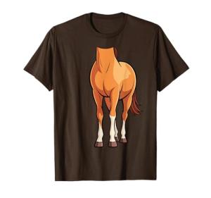 Horse Shirt Adult Kids Men Women Body Horse Costume T-Shirt