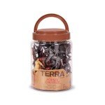 Terra by Battat – 60 Pcs Wild Horses Tube – Miniature Horse Toys – Plastic Animal Toys – Mini Animal Figurines for Kids and Toddlers 3 Year Old or More